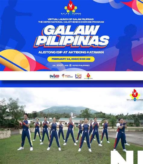 DepEd launches Galaw Pilipinas, a new calisthenics exercise .